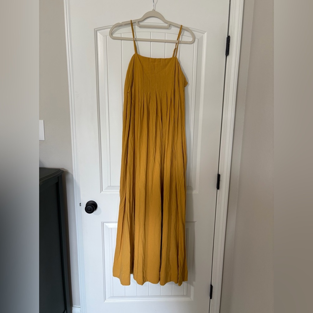 Mustard yellow maxi dress